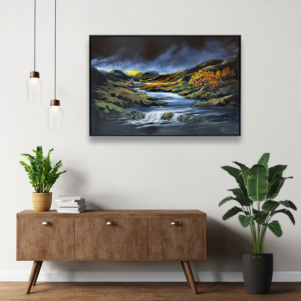 View of picture in situ